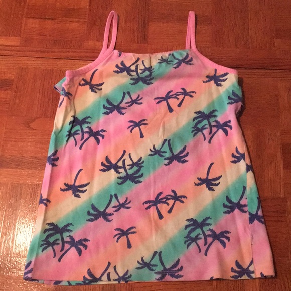 Fluorescent Dyed Palm Tree Tank Top - Picture 5 of 5